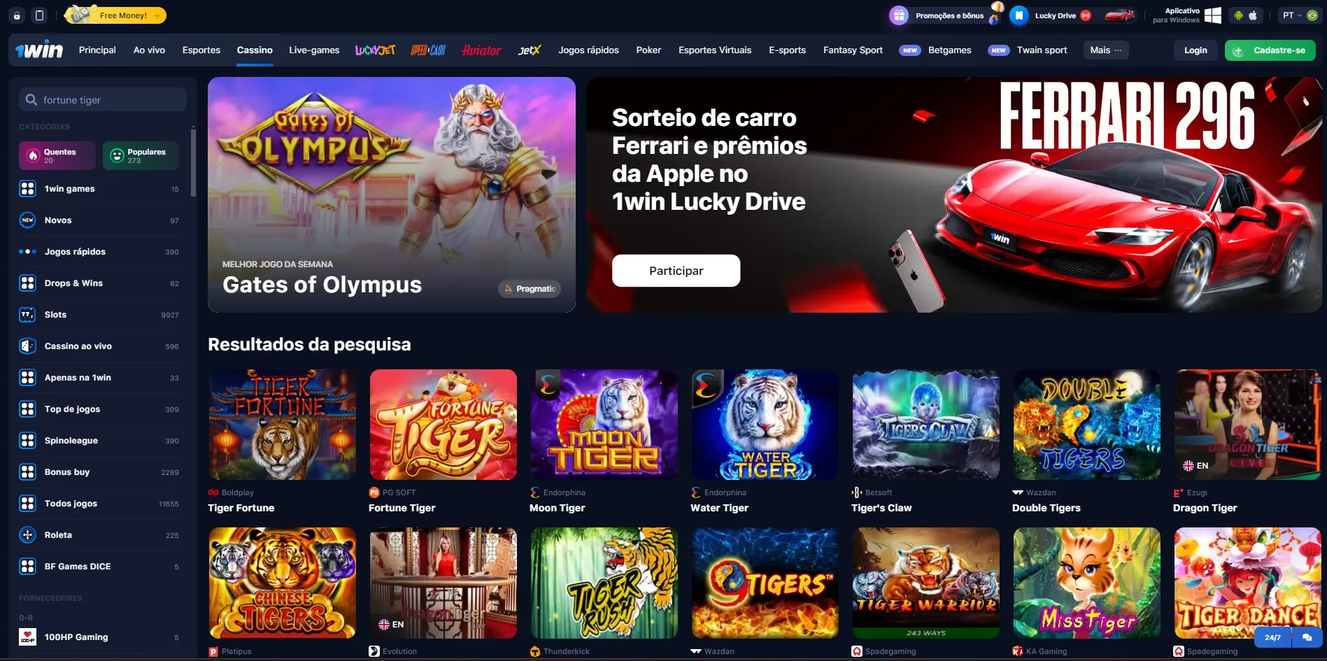 Fortune Tiger demo 1win